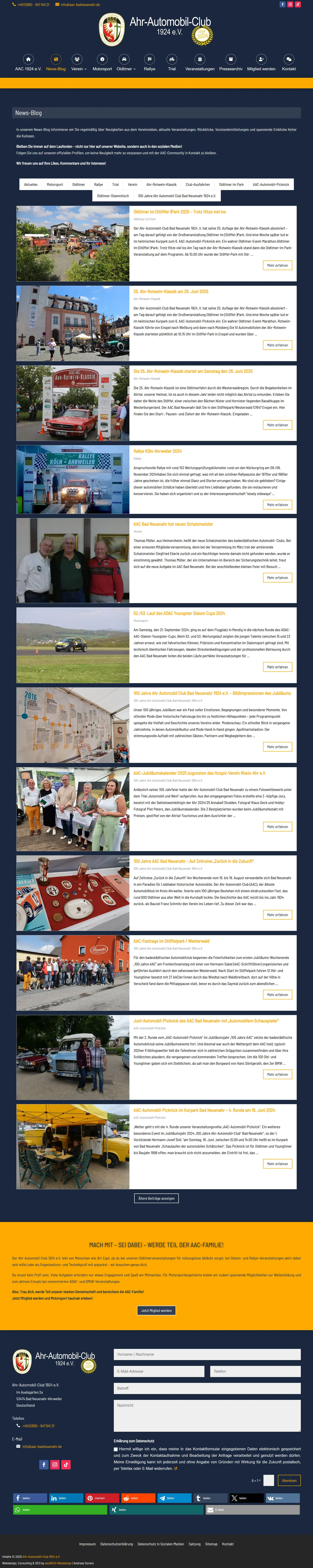News-Blog - Ahr-Automobil-Club 1924 e.V.