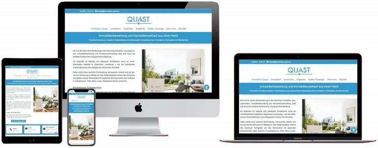 Immobilien Quast Selm - MockUp