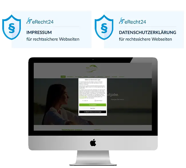 Slideshow - Bilder - WordPress und Joomla Websites - DSGVO - eRecht24 Siegel und Cookie Consent Naturheilpraxis Gransch